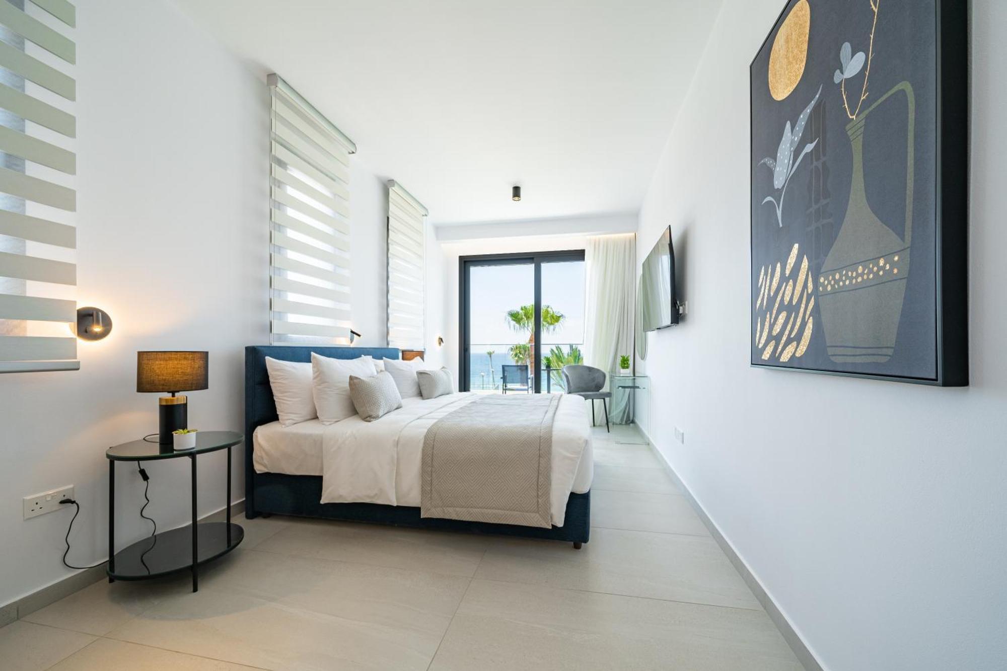 Waterside Sea View Apartments Paphos Bilik gambar
