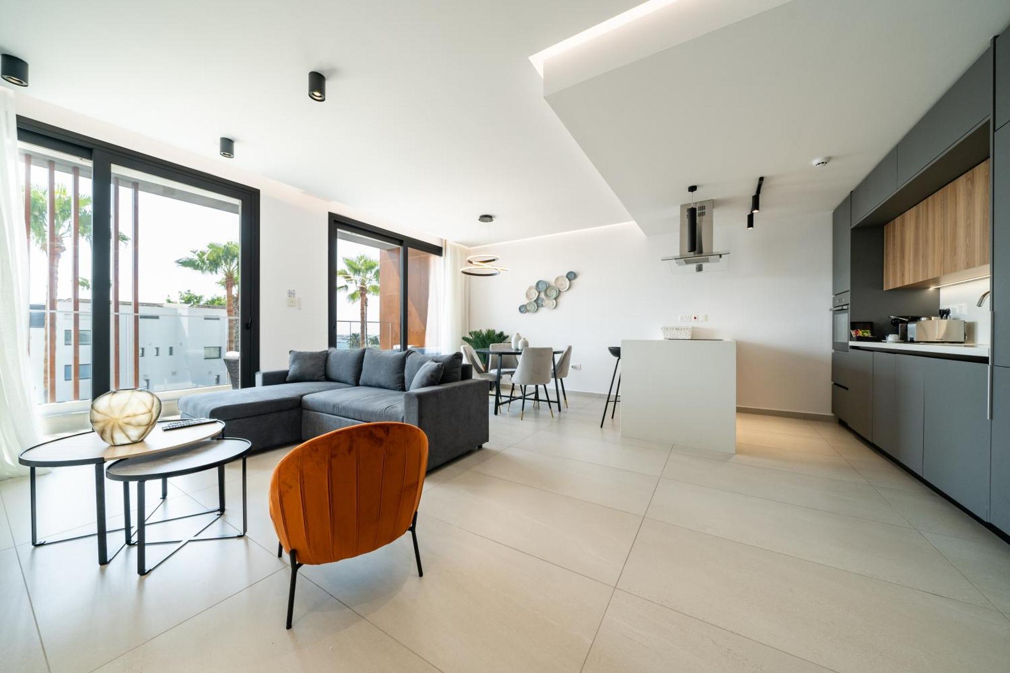 Waterside Sea View Apartments Paphos Bilik gambar